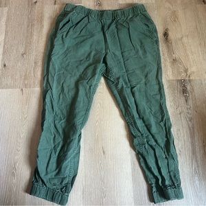 J CREW Olive Green Joggers